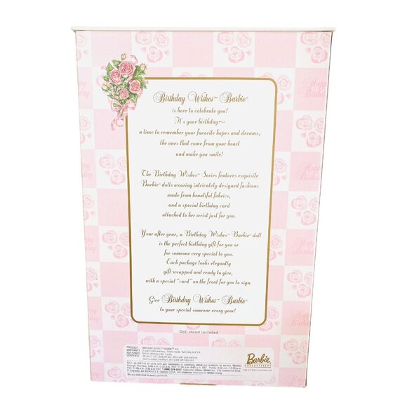 Barbie Birthday Wishes Doll Collectors Edition 1998 New In Box - Picture 4 of 6